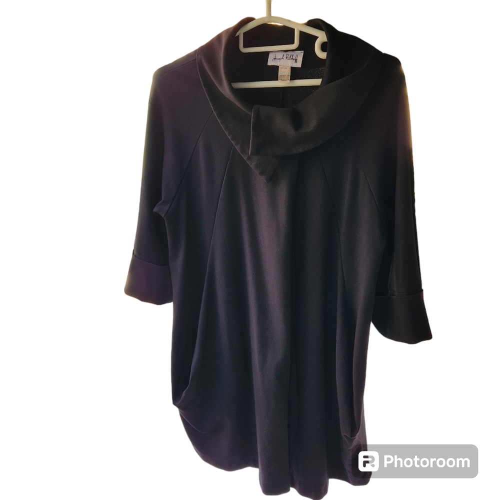 Josef Ribkoff women's cape blazer size 10 US black